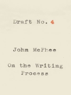cover image of Draft No. 4